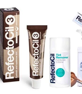 Refectocil Eyelash & Eyebrow Tint Natural Brown Starter Kit 100 Pcs 150 Stk - Refectocil 868657074  - 9003877057307