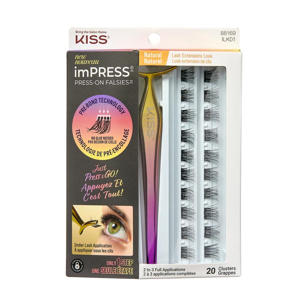 Kiss Impress Press Falsies Natural Ilk01c Stk - Kiss 868657074 - 0731509908862
