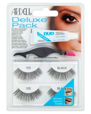 Sort Ardell Eyelash Deluxe Pack 105 Black Par Stk - Ardell 868657074  - 0074764666949