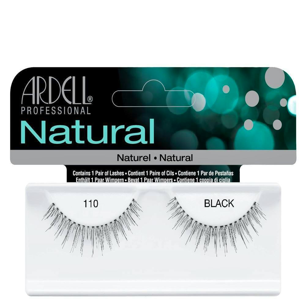 Sort Ardell Natural Lashes 110 Black Par - Ardell 868657074 - 0074764650047