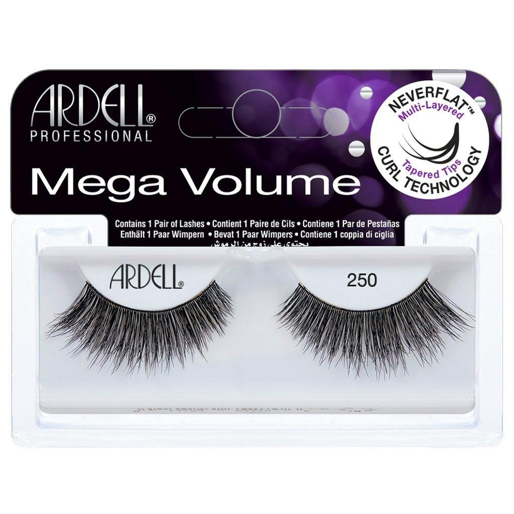 Sort Ardell Mega Volume Lashes 250 Black Par - Ardell 868657074 - 0074764652706