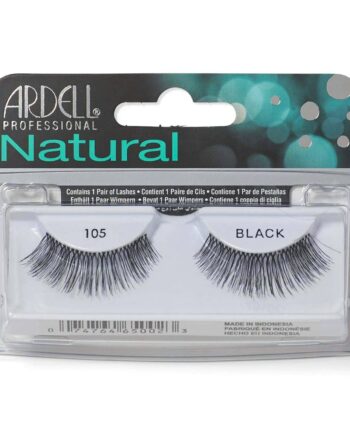 Sort Ardell Natural Lashes Black 105 Par - Ardell 868657074  - 0074764650023