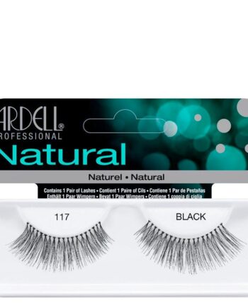 Sort Ardell Natural Lashes 117 Black Par - Ardell 868657074  - 0074764650054