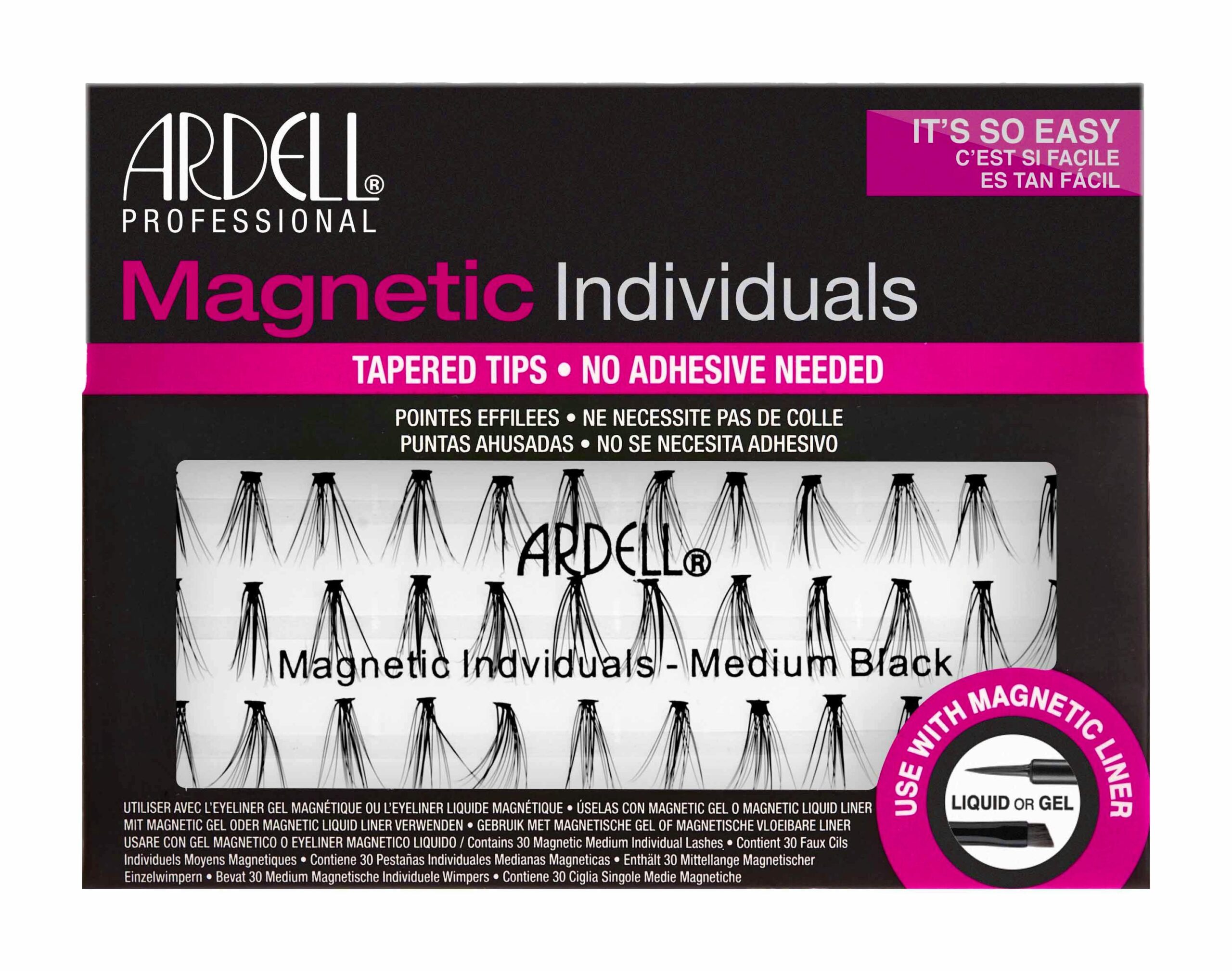 Sort Ardell Magnetic Individuals Medium Black Stk - Ardell 868657074 - 0074764561817